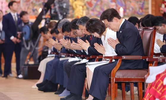 부처님오신날 봉축법요식 참석한 이재명 대통령