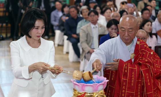 관불의식 하는 이재명 대통령