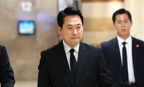 이회장 전 총재 부인 한인옥 여사 빈소 찾은 장동혁 대표