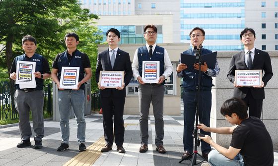 가처분 신청 앞서 입장 밝히는 삼성전자 DX 노조