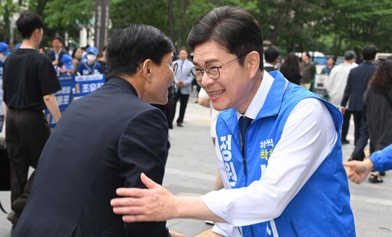 지지 호소하는 정원오 후보