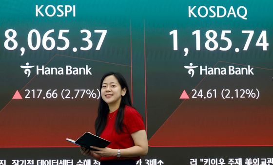 8000 돌파한 코스피