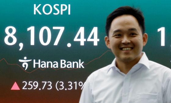 8100선도 넘은 코스피