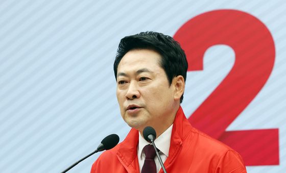 6·3지방선거 관련 기자회견 하는 장동혁 대표