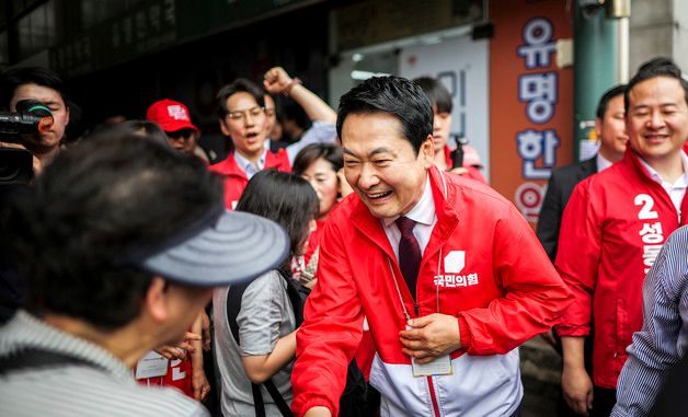 금남시장 찾은 장동혁 대표