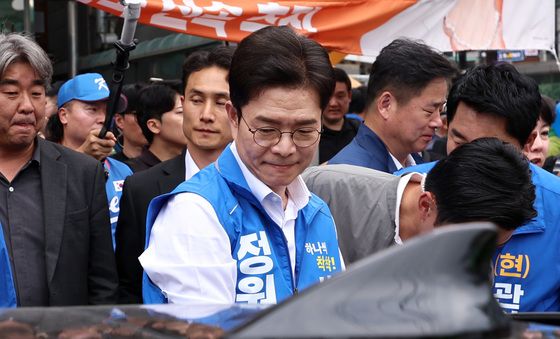 관악지역 유세 마친 정원오 후보