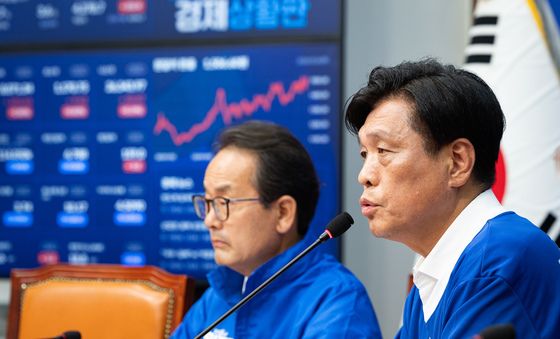 조승래 민주당 사무총장, 지방선거 관련 기자간담회