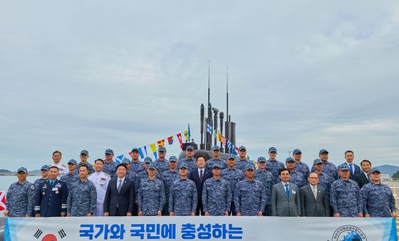 이재명 대통령, 신채호함 방문