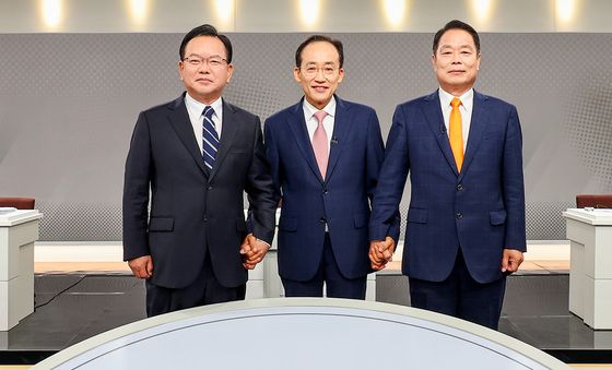 김부겸·추경호·이수찬 대구시장 후보자 토론회