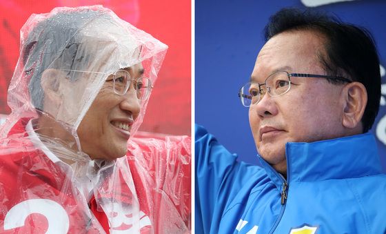 추경호·김부겸, 출근길 아침 인사