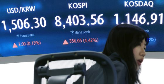 코스피 8400선 뚫으며 매수사이드카 발동