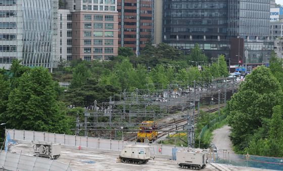 서소문 고가 붕괴에 막힌 철도