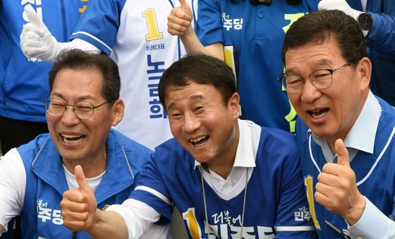 한병도 원내대표, 손훈모 지지 호소