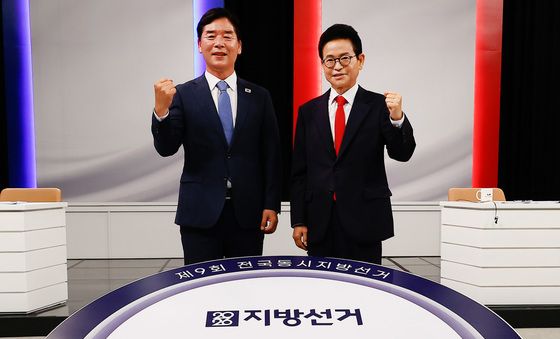 토론회 앞둔 오중기·이철우 경북도지사 후보
