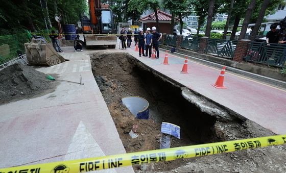 수서역 인근 하수관로 정비공사 매몰사고