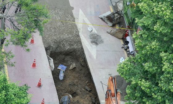 수서역 인근 하수관로 매몰사고 발생, 작업자 1명 사망
