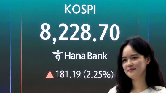 '8200선' 마감한 코스피