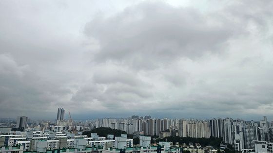 비구름 가득한 포항