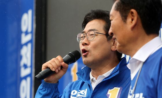 지지호소하는 박찬대 후보