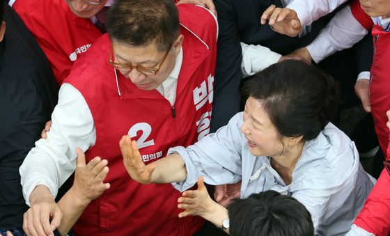 부산 시민과 만나는 박근혜 전 대통령
