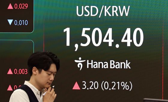 달러 1500원대…강세 지속