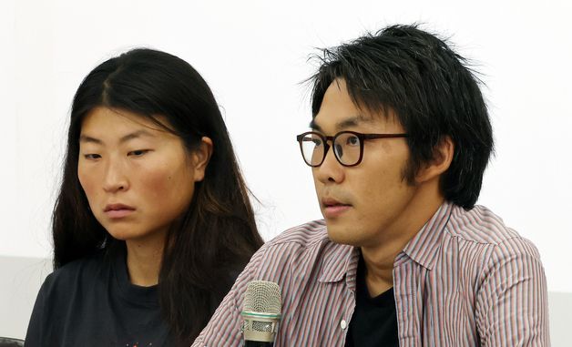이스라엘군 가혹행위 증언하는 김동현 활동가