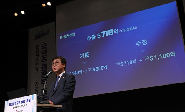 최휘영 장관, 국민주권정부 출범 1주년 문체부 장관 기자간담회