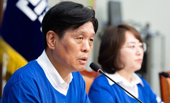 조승래 민주당 총괄선대본부장 지방선거 관련 기자간담회