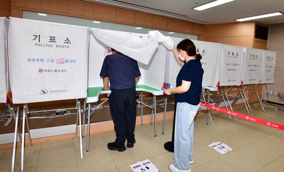 6·3지방선거 사전투표 기표소 점검