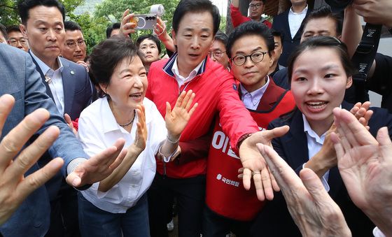 박근혜 전 대통령, 경북 문경 청운각 방문
