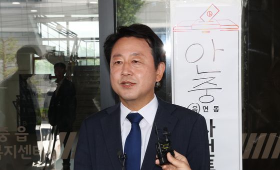 사전투표 마친 김용남 후보