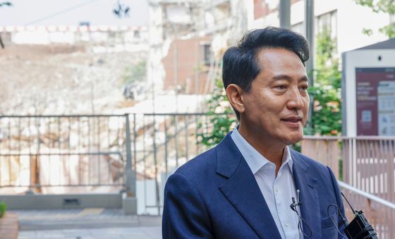 오세훈, 사전투표 마치고