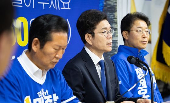 모두 발언하는 정원오 민주당 서울특별시장 후보