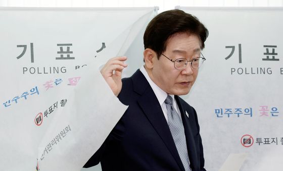 이재명 대통령, 사전 투표