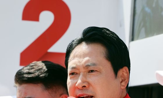 유세 펼치는 장동혁 대표