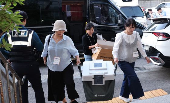 관내사전투표함 인계