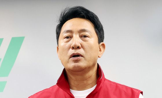 지지 호소하는 오세훈 후보