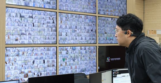CCTV로 관리되는 사전투표함