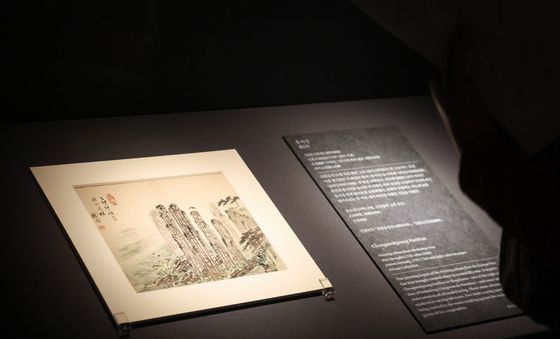 김홍도의 을묘년화첩 '총석정'