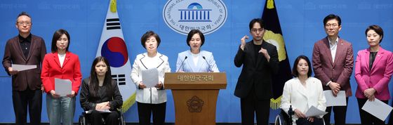 野, '오빠 논란' 정청래·하정우 규탄