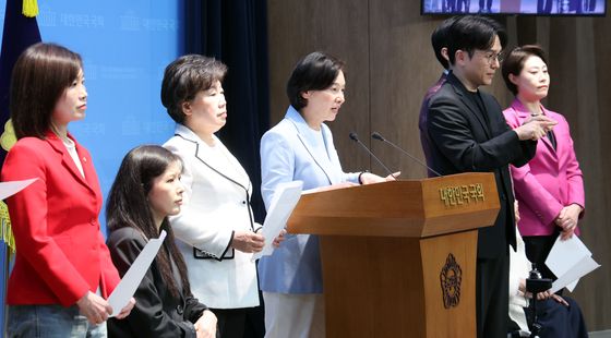 국민의힘 '오빠 논란' 정청래·하정우 규탄