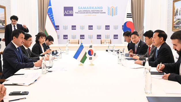 구윤철 부총리, 우즈벡 부총리 면담