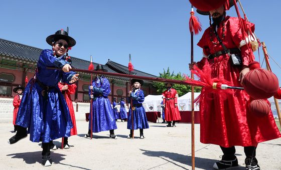 경복궁에서 체험하는 '창술'