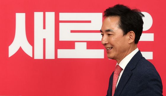 기자간담회 참석하는 박민식…보궐선거 부산 북갑 후보 선출