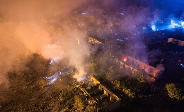 [포토] 中 후난성 폭죽 공장에서 폭발 사고