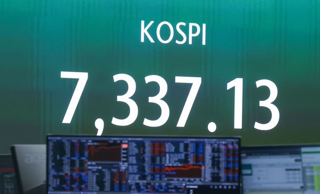 '꿈의 7천' 넘어 7300 돌파한 코스피…