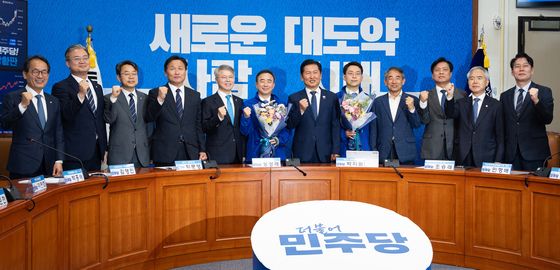 민주당 발탁인재 환영식