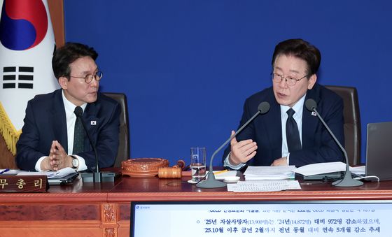 국무회의 발언하는 이재명 대통령