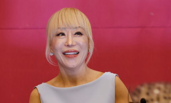 밝은 표정의 조수미