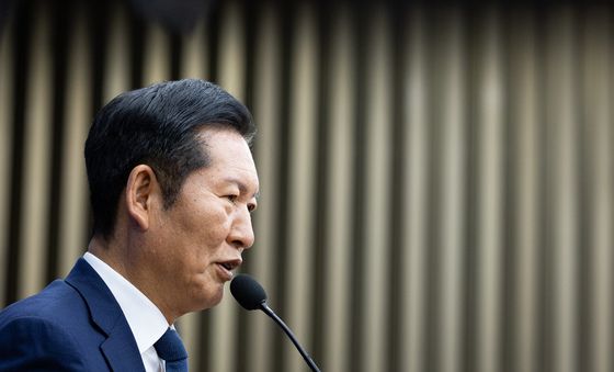 정청래 민주당 대표, 의총 인사말
